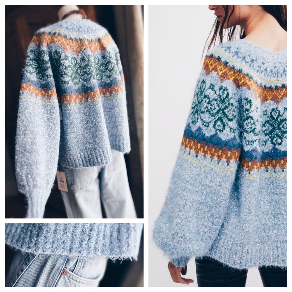 Free People Festive Frost Sweater - Picture 7 of 16